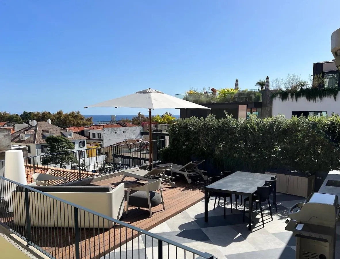 Terrace, Grill & Infinity Pool At Savoy Insular Apartment Funchal  Portugal